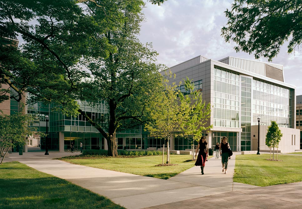 View of the Psychology Building from the outside