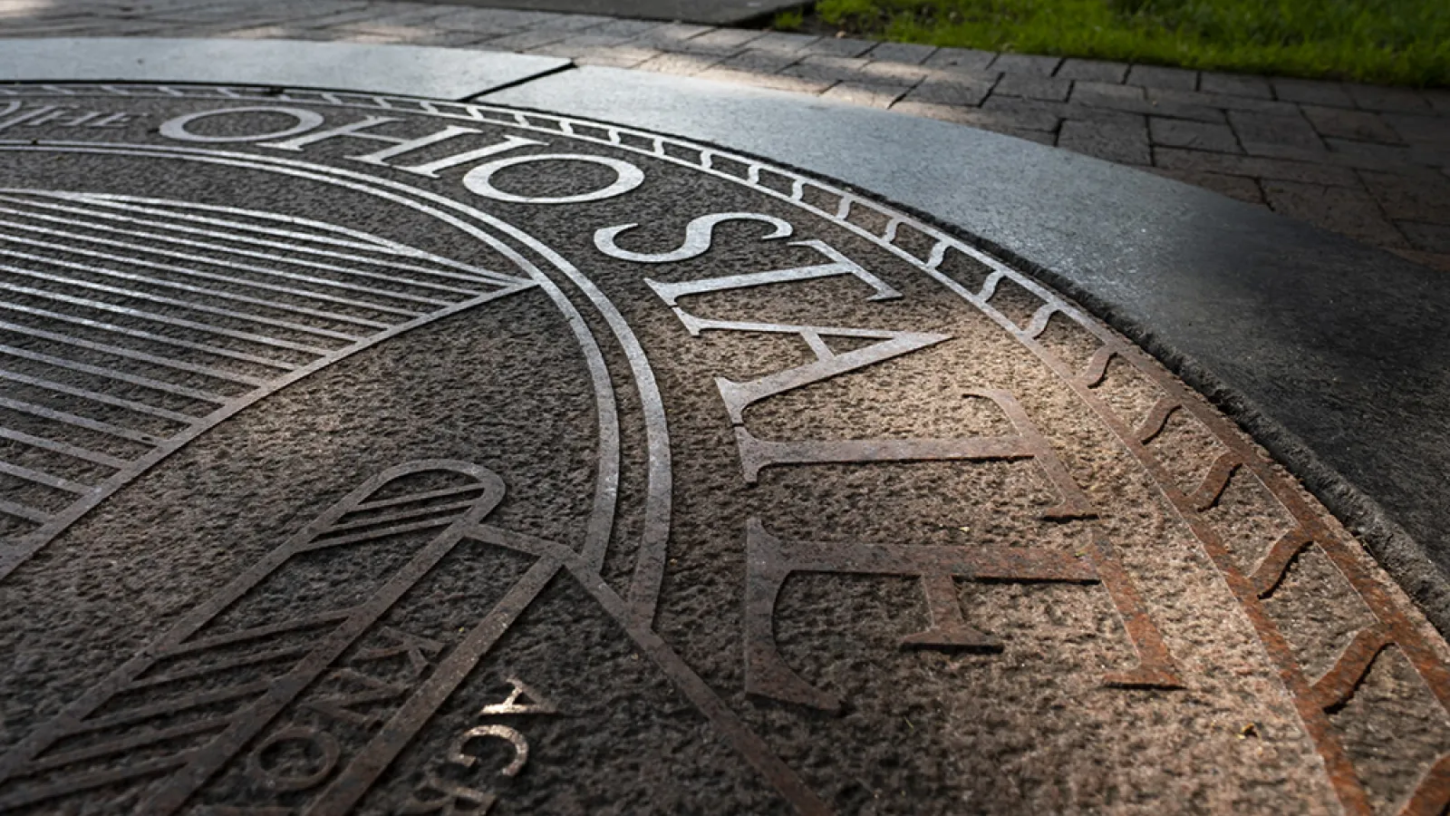 Close-up of Ohio State seal