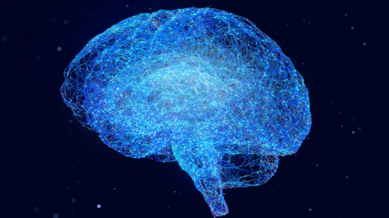 blue digitized brain