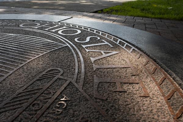 Close-up of Ohio State seal